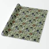 Papier Cadeau Monstres Universels- Vert (Déroulé)