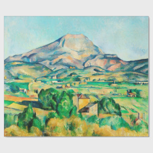 Papier Cadeau Mont Sainte-Victoire par Paul Cezanne