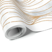 Papier Cadeau Montagne bleue (Coin rond)