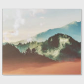 Papier Cadeau Montagne puissante (Plat)