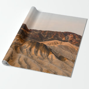 Papier Cadeau MONTAGNE ROCHEUSE Brown SOUS LE CIEL BLEU PENDANT