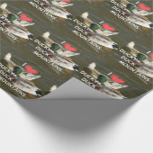 Papier Cadeau Montagnes de canards. (Coin)