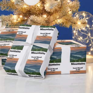 Papier Cadeau Montagnes fumées Je me suis trouvé dans les montag