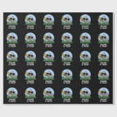 Papier Cadeau Monte K-Toot Funny Mountain Pun Dark BG (Plat)