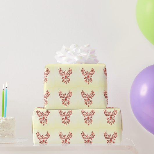 Papier Cadeau Montées rouges de Phoenix (Cadeaux de fête)
