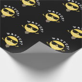 Papier Cadeau Monter Funny Electric Bulb Pun Dark BG (Coin)