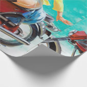 Papier Cadeau Monter la broche de moto (Coin)