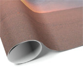 Papier Cadeau Monterey California Beach Waves Sunset Photo (Coin rond)