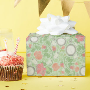 Papier Cadeau Montre de poche à vapeur Vintage déclinée