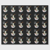 Papier Cadeau Moo-don Funny Udon Pun Dark BG (Plat)