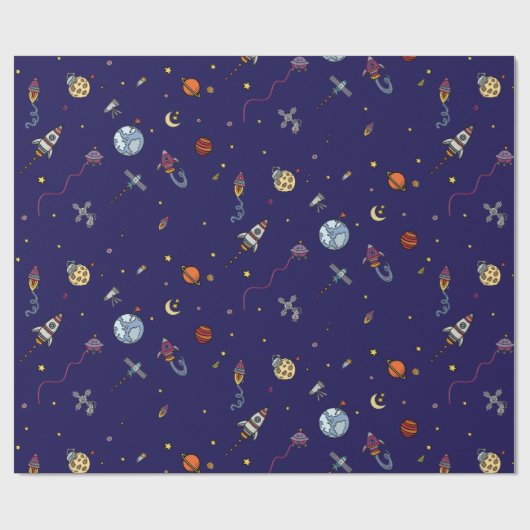 Papier Cadeau Moon Adventure (Plat)