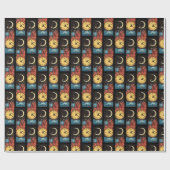 Papier Cadeau Moon Clock (Plat)