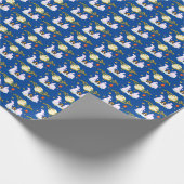 Papier Cadeau Moon Rabbit Mooncake Osmanthus (Coin)