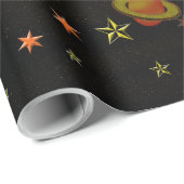 Papier Cadeau Moons de récolte externe (Coin rond)