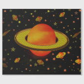 Papier Cadeau Moons de récolte externe (Plat)