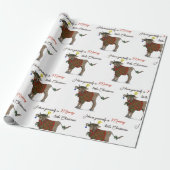 Papier Cadeau Moooy Christmas (Déroulé)