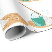 Papier Cadeau Mop & Bucket (Coin rond)