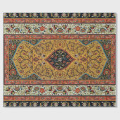 Papier Cadeau Moquette Perse antique Design élégant (Plat)