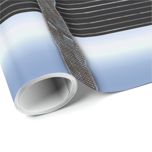 Papier Cadeau Mordelle Moderne Élégant  (Coin rond)