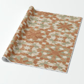 Papier Cadeau Moroccan Mosaic Star Gift Wrap (Déroulé)