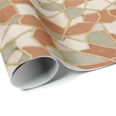 Papier Cadeau Moroccan Mosaic Star Gift Wrap (Coin rond)