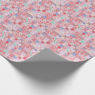 Papier Cadeau Moroccan rouge