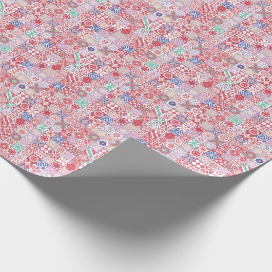 Papier Cadeau Moroccan rouge (Coin)