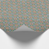 Papier Cadeau Moroccan Zellige Geometric Pattern Wrapping Paper (Coin)