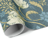 Papier Cadeau Morris Garden Motif Floral (Coin rond)