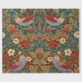 Papier Cadeau Morris - Voleur de fraises #2 Motif floral (Plat)