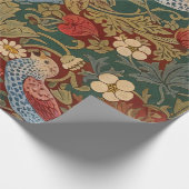 Papier Cadeau Morris - Voleur de fraises #2 Motif floral (Coin)