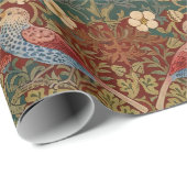 Papier Cadeau Morris - Voleur de fraises #2 Motif floral (Coin rond)