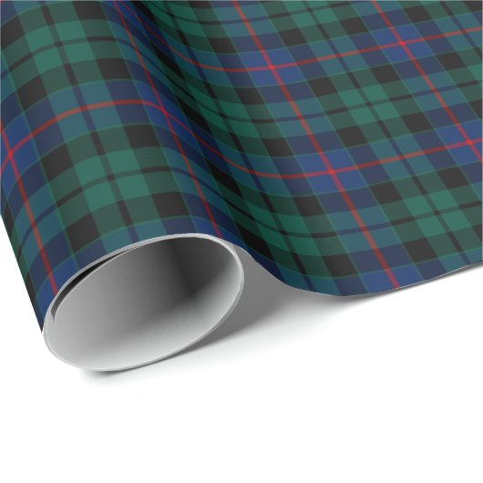 Papier Cadeau Morrison Clan Tartan (Coin rond)