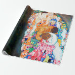 Papier Cadeau Mort et vie, Gustav Klimt<br><div class="desc">Gustav Klimt (14 juillet 1862 - 6 février 1918) était un peintre symboliste autrichien et l'un des membres les plus importants du mouvement de sécession de Vienne. Klimt est réputé pour ses peintures, ses peintures murales, ses croquis et autres objets d'art. En plus de ses oeuvres figuratives, qui comprennent des...</div>