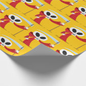 Papier Cadeau Mort rouge - Papier d'enveloppement (Coin)