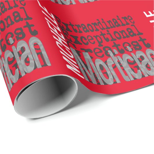 Papier Cadeau Mortician (Coin rond)