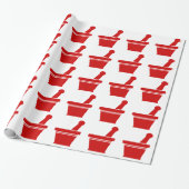 Papier Cadeau Mortier et pilon (Déroulé)