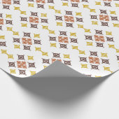 Papier Cadeau Mosaic Cross Pattern (Coin)