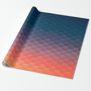 Papier Cadeau Mosaïque colorée. Arrière-plan rétro de l'hipster