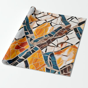 Papier Cadeau Mosaïque cristalline