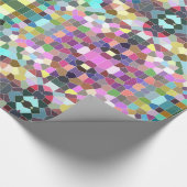 Papier Cadeau Mosaïque de fleurs (Coin)