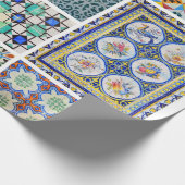 Papier Cadeau Mosaïque de papier d'emballage (Coin)