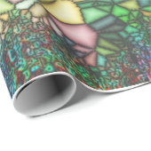 Papier Cadeau Mosaïque de verre (Coin rond)