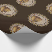 Papier Cadeau Mosaïque du lion romain (Coin)