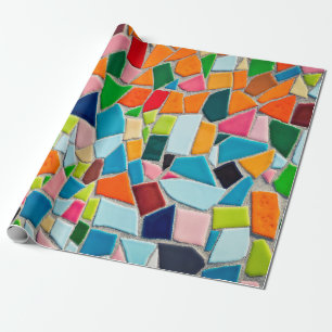 Papier Cadeau Mosaïque tuiles texture modèle