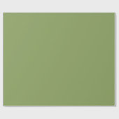 Papier Cadeau Moss Green Arrière - plan couleur solide Personnal (Plat)