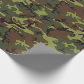 Papier Cadeau Moss Green Camo (Coin)