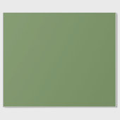 Papier Cadeau Moss Green Festive Christmas Solid Color  (Plat)