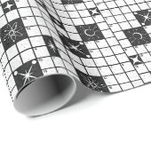 Papier Cadeau Mot-clé Retro Mid-Century (Coin rond)