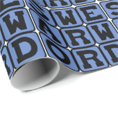 Papier Cadeau Mot de juration, Mot de malédiction (Coin rond)